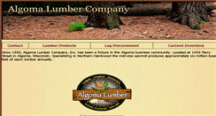 Desktop Screenshot of algomalumber.com